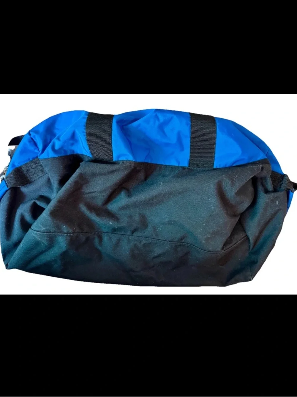LL Bean Adventure Blue LG Duffle Travel Bag 0V274-CLEAN~Waterproof 26L x16Hx10D